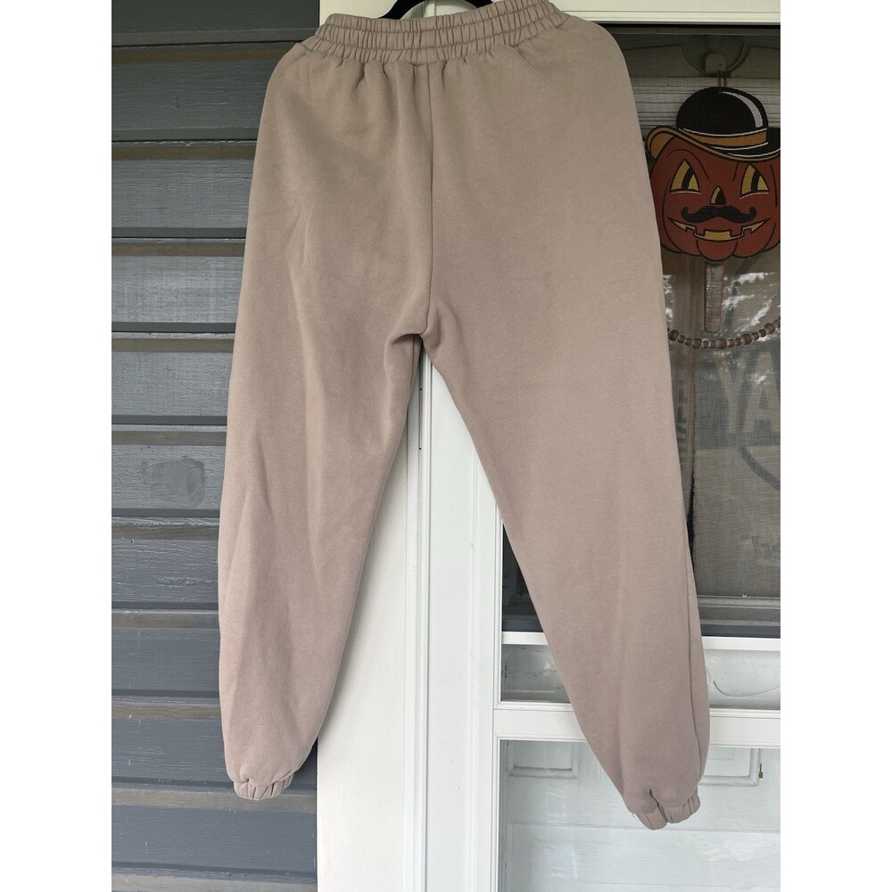 Comfrt Cloud Fleece Sweatpants Tan Beige Joggers Medium Baggy Sweats oversized - Picture 6 of 6